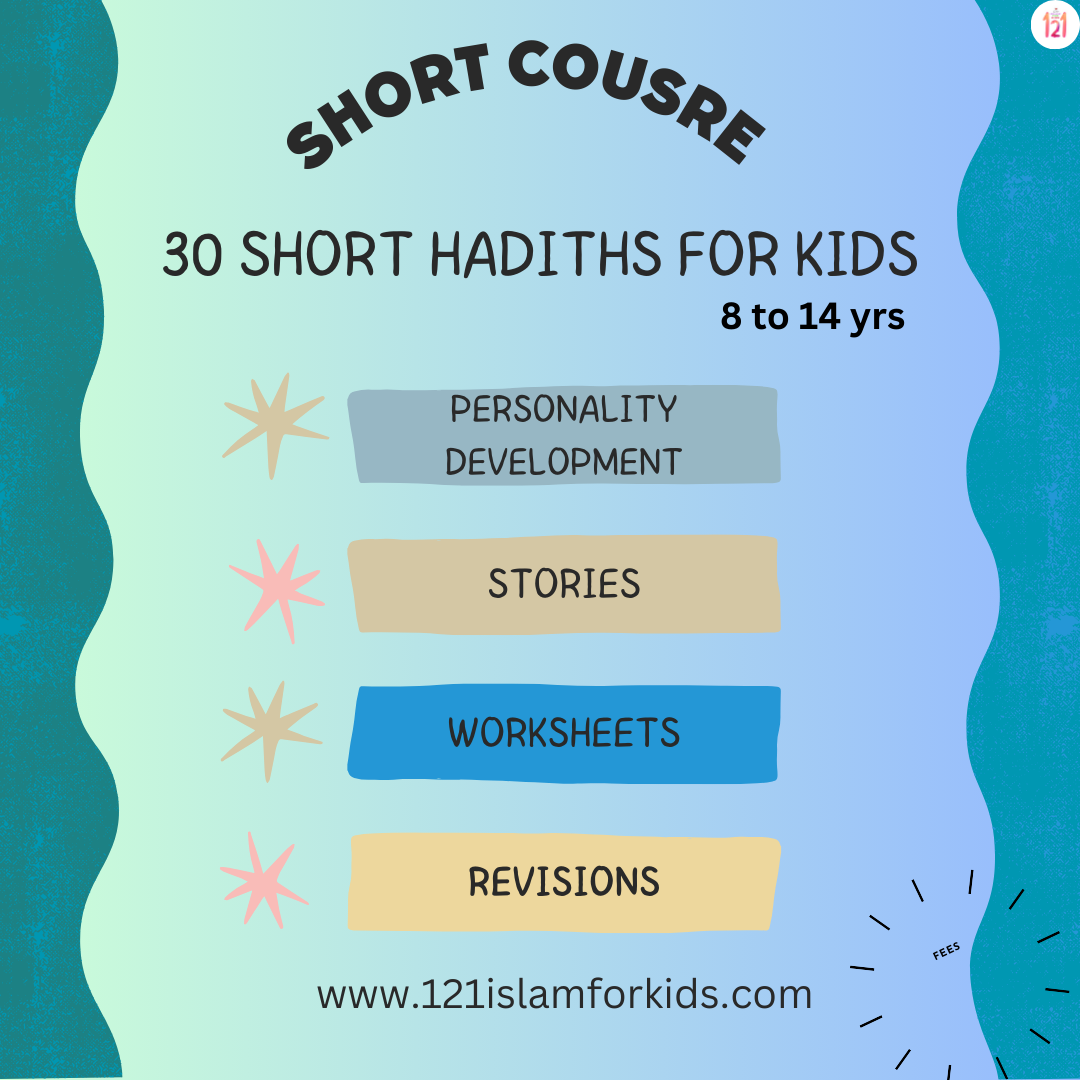 short hadith course for kids with stories
