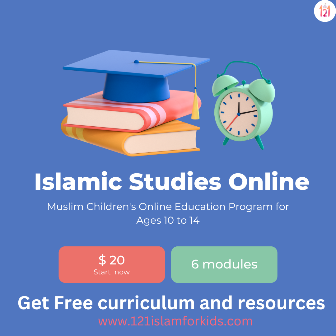 Muslim Children’s Online Education Program for Ages 10 to 14