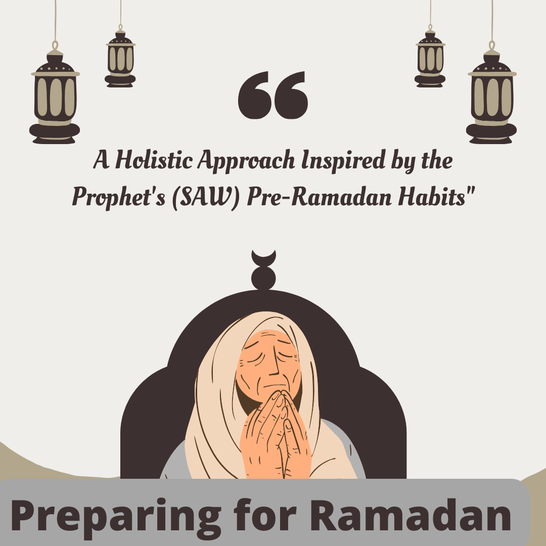 “Preparing for Ramadan: A Holistic Approach Inspired by the Prophet’s (SAW) Pre-Ramadan Habits”