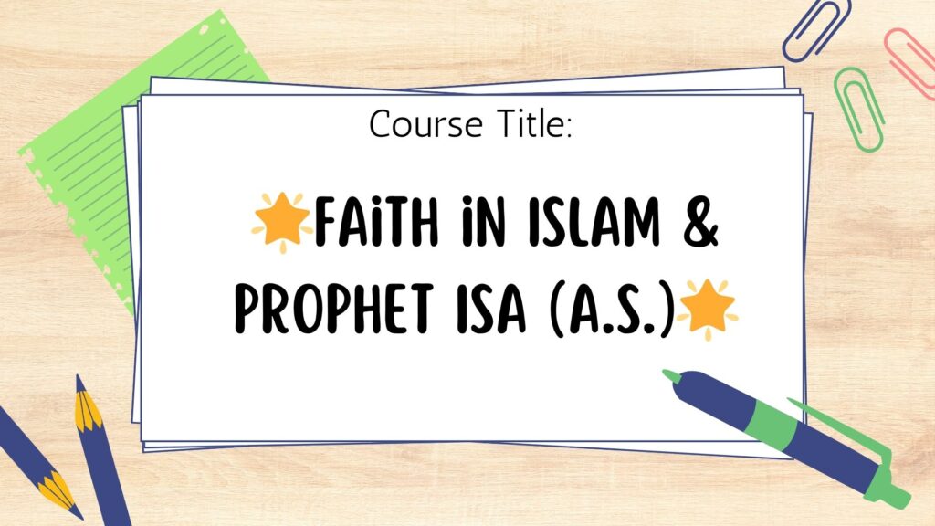 Prophet Isa A.S in islam