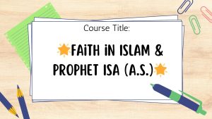 Prophet Isa A.S in islam