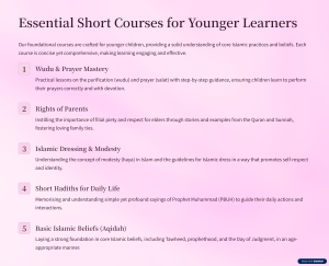 Summer Islamic courses for kids
