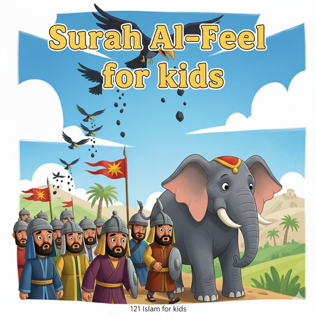 Surah Al Feel for Kids | Step by Step study with activities