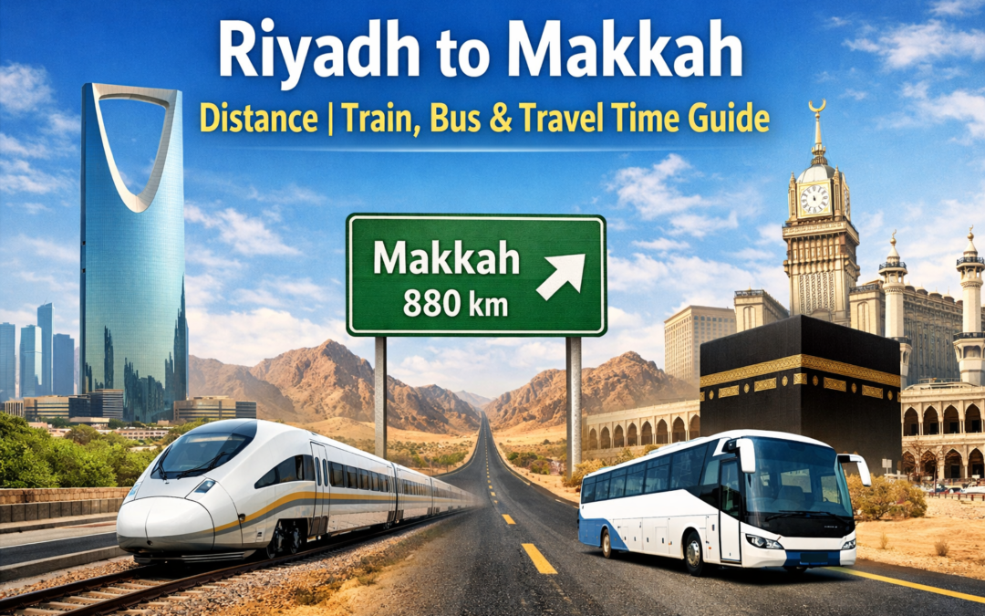 Riyadh to Makkah Distance