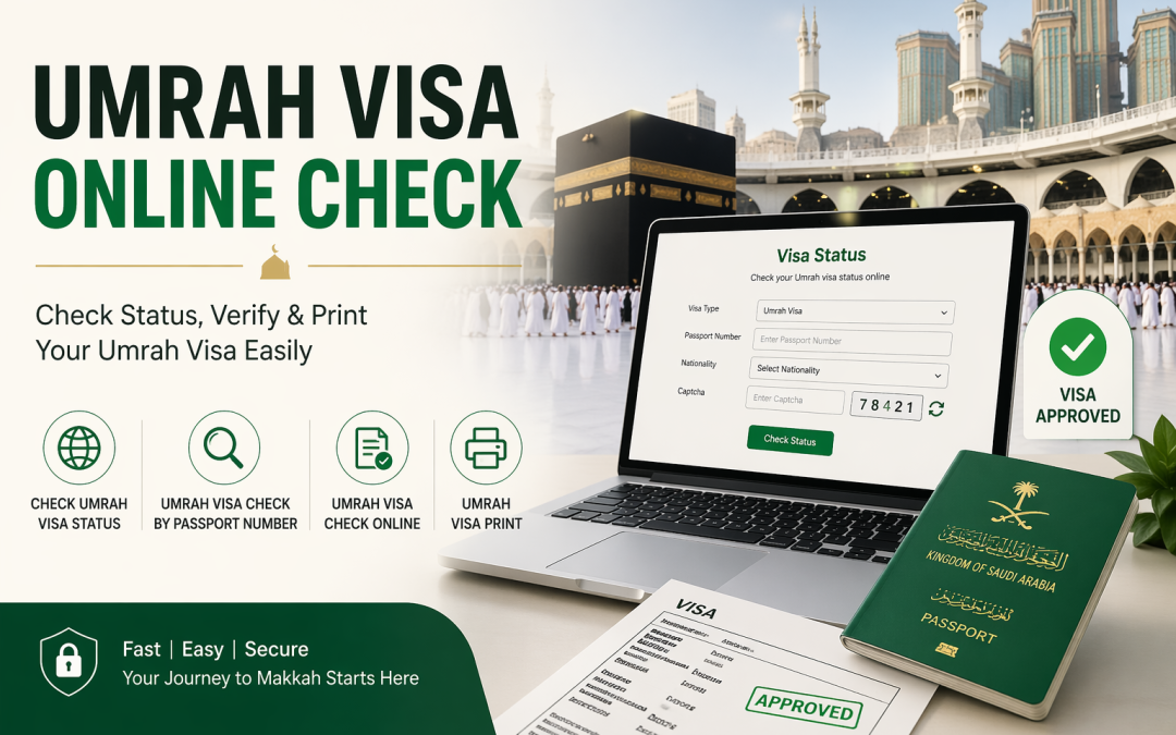 umrah visa online check